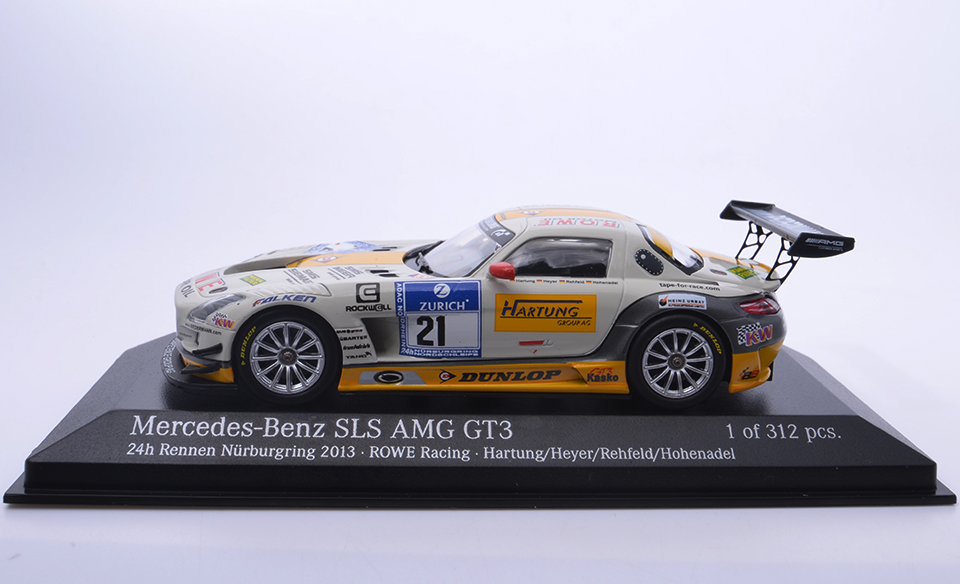 Mercedes-Benz SLS AMG GT3 ROWE Racing Hartung HeyerRehfeldHohenadel ADAC Zurich 24h Nurburgring 2013