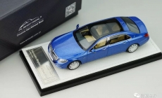 Mercedes-Maybach s-calss 2016-  Brilliant blue 1/43