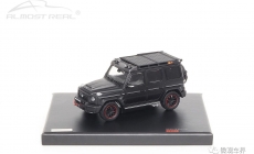 Brabus G-Class with Adventure Package Mercedes-AMG G 63 - 2020 - Designo Night Black Magno 1/43 中文：博速 G-Class 探险套件版 2020款 亚光黑 1/43 颜色：亚光黑车身，黑色内饰，配碳纤维装饰 比例：1/43 主要特征：博速探险版套件，行李架，攀爬梯，越野轮胎，备胎架，前轮转向